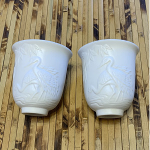 Чайные пиалы Журавли 120 мл фарфор 2 шт